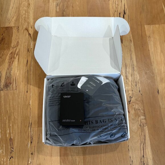 DEWBU Men's Soft Shell Heated Jacket With 12V Battery Pack Black - New - Picture 4 of 9